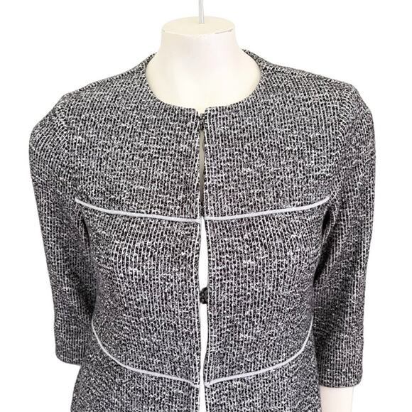 CABI The Times Long Tweed Jacket SZ XS - Picture 5 of 11